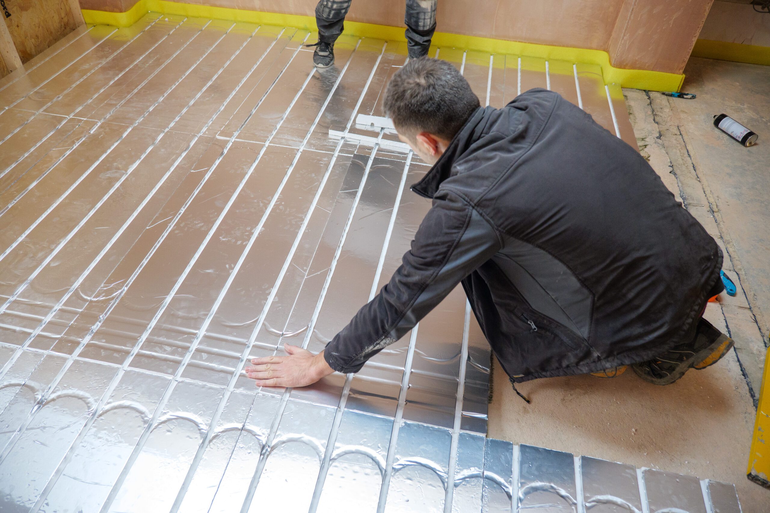 Traditional Underfloor Heating Installation